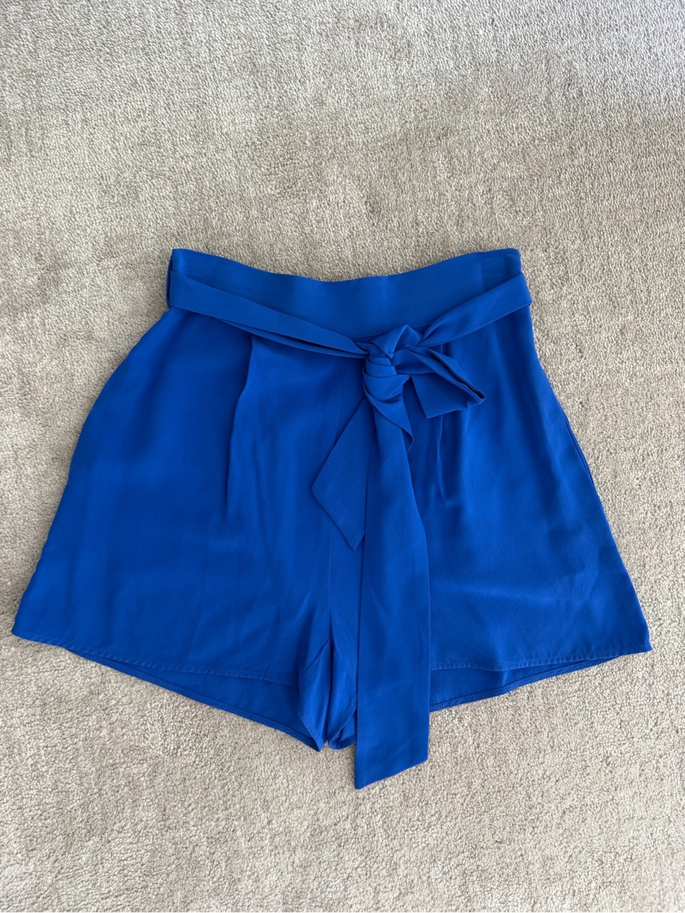 Zimmermann High-Waist Tie Belt Shorts
